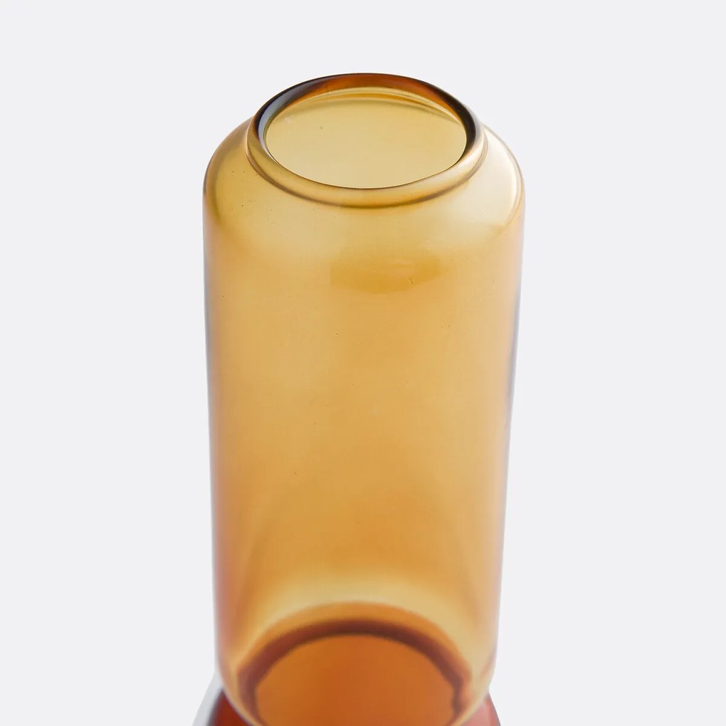 Vaas in glas H24 cm, Oryo