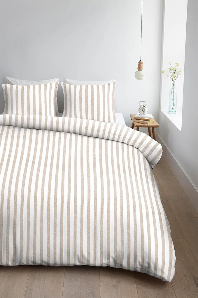 Ambiante Ally Dekbedovertrek Sand – Bij Swiss Sense