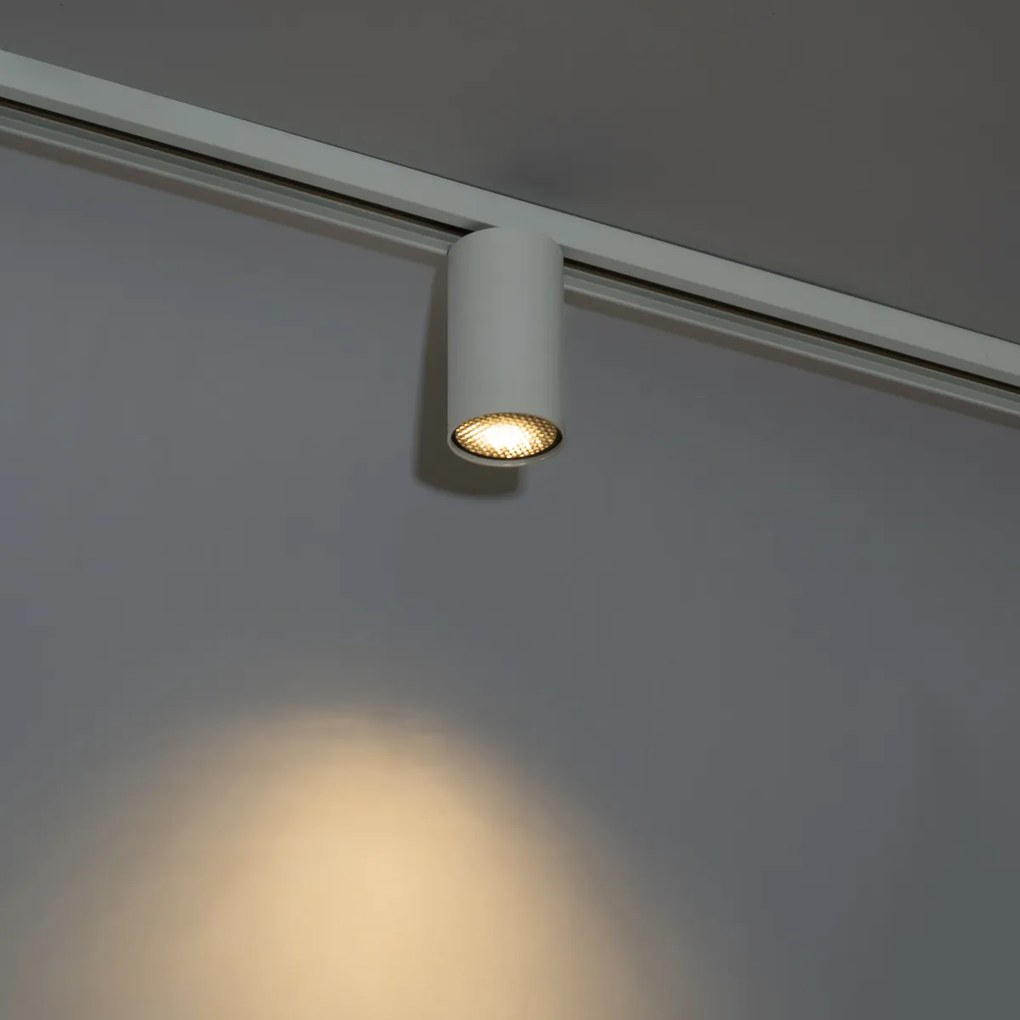 Moderne spot wit voor railsysteem 1-fase GU10 50mm - Iconic Ruby Honey