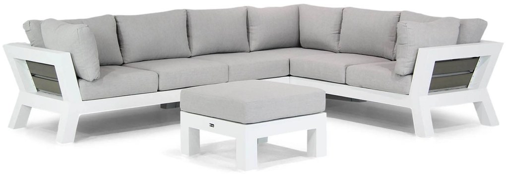 Loungeset tuin 6 personen Aluminium Wit Santika Furniture Santika Yovita