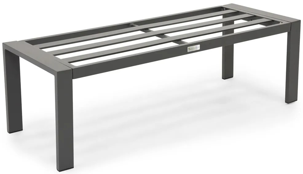 Zakintos antraciet aluminium bank Tuinpunt