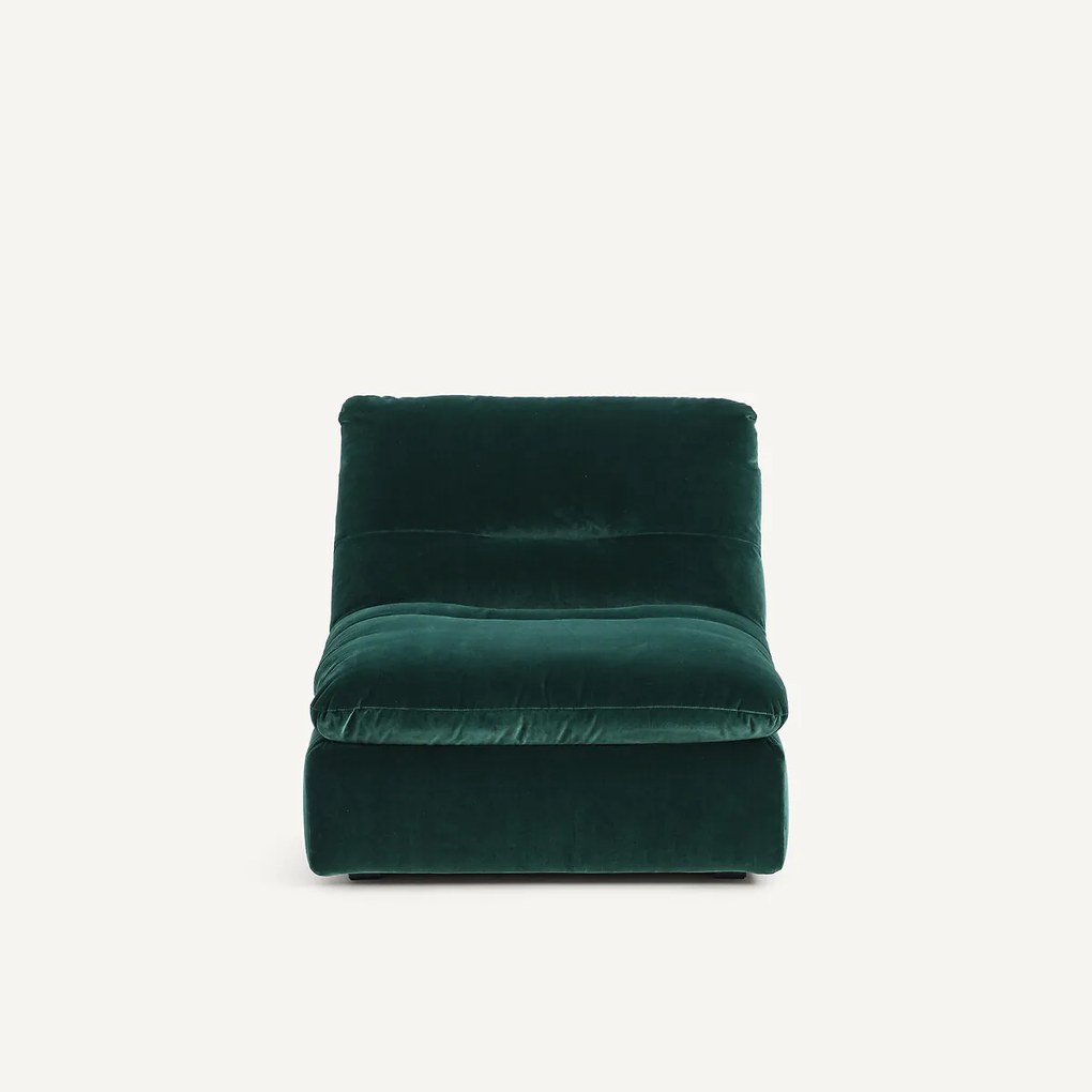 Modulaire fauteuil in fluweel, GIULIANO