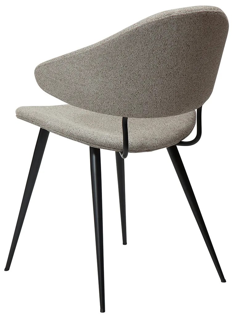 Dan-Form Napoleon Design Eetkamerstoel Grijsbruin Boucle