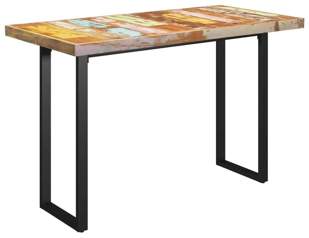 Medina Eettafel met O-vormige poten 140x70x77 cm gerecycled hout