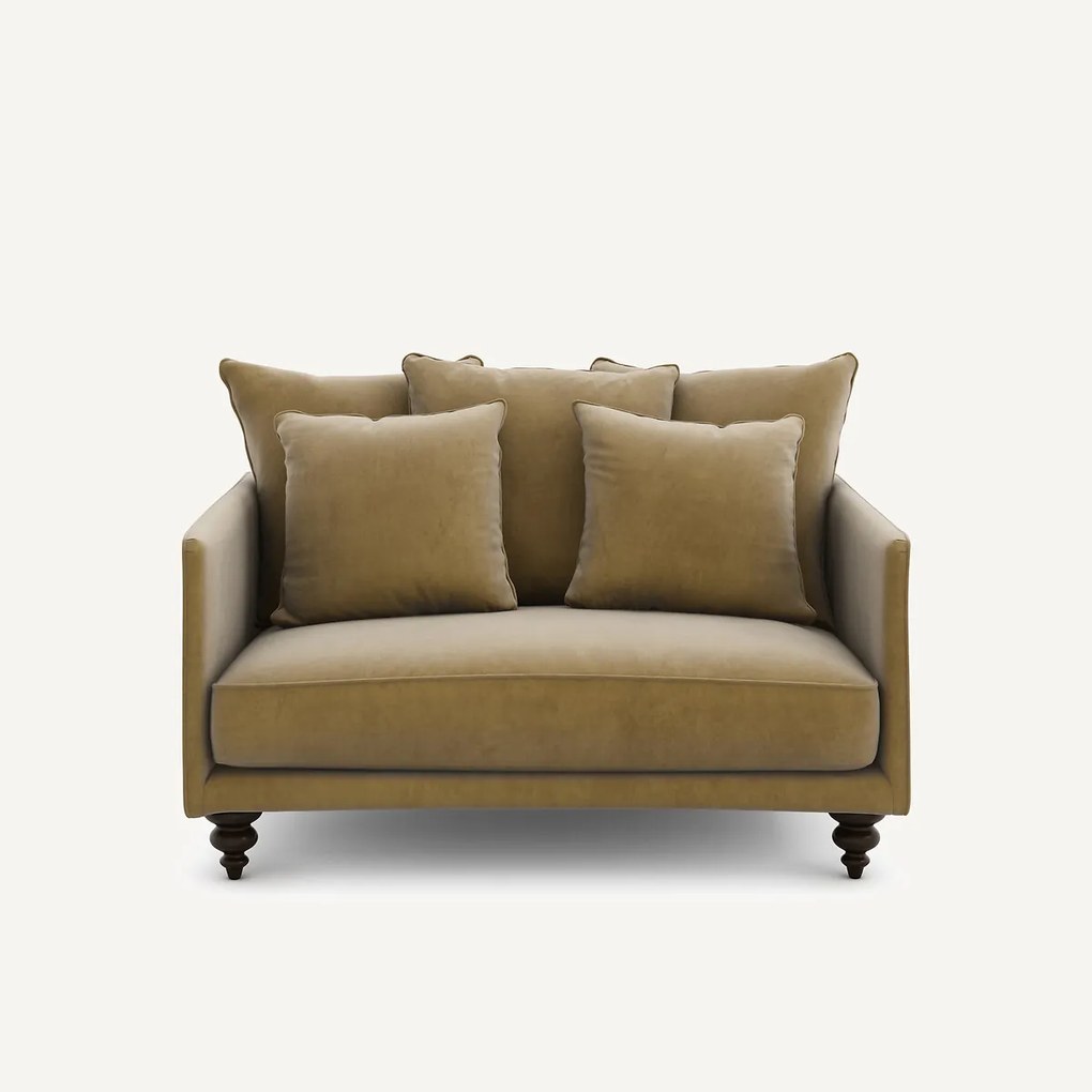 2-zits fluwelen bank, Lazare