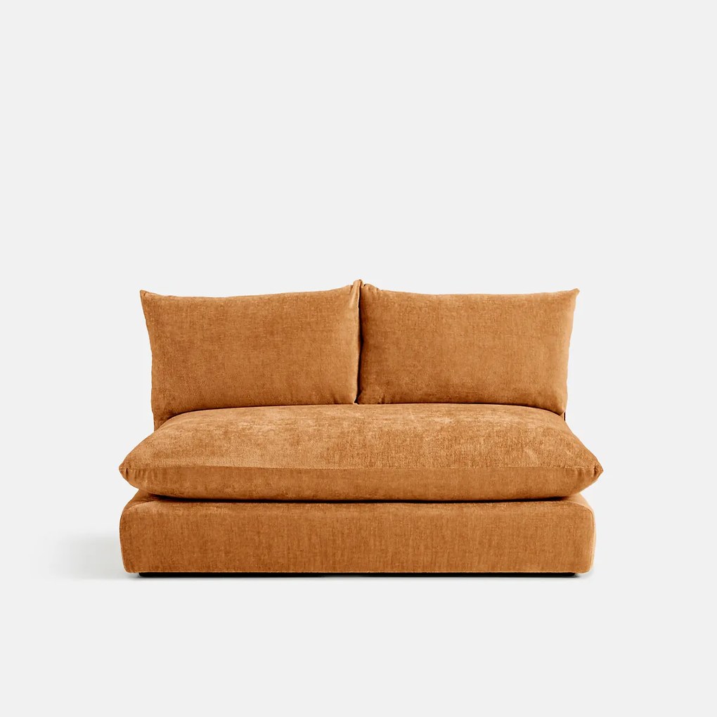 Malo modulaire 2-zits bank met textuurfluweel