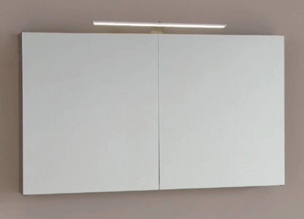 Line 45 Spiegelkast 100x13,5x60 cm excl. Verlichting Beton Zilver