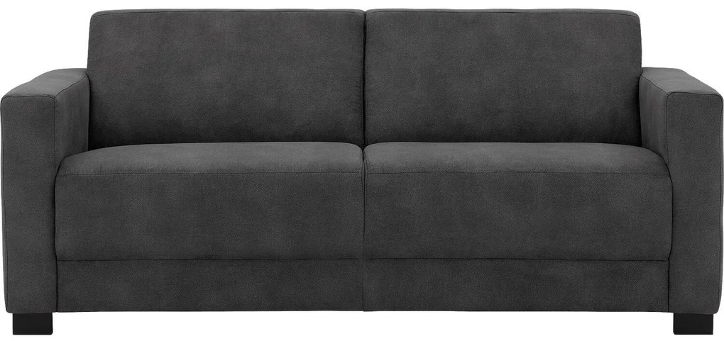 Goossens My Style antraciet, microvezel, 2,5-zits, stijlvol landelijk