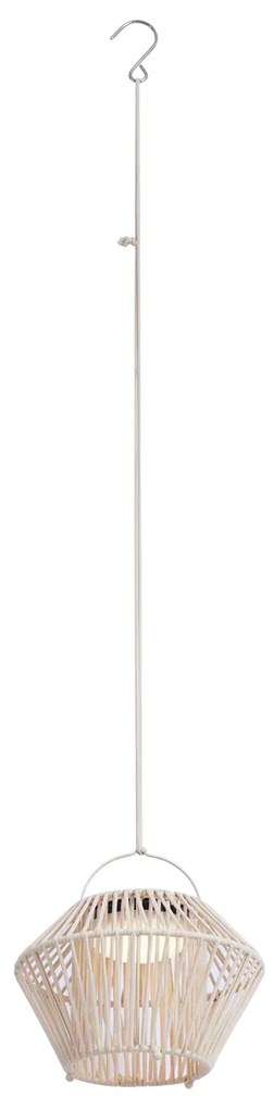 Buitenlamp Bohemian tafellamp beige incl. LED 3-staps dimbaar IP54 solar oplaadbaar - DucoBohemian IP54 Bohemian Buitenverlichting rond