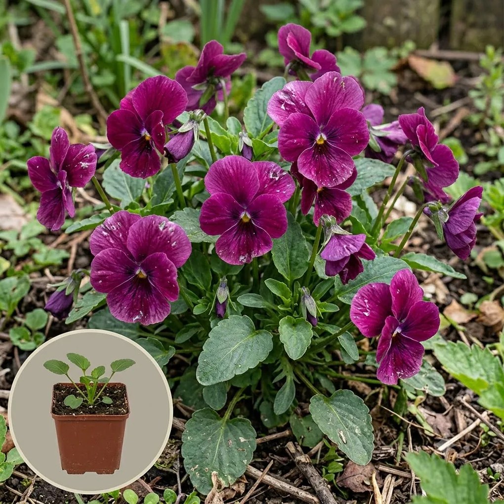 Viola 'Rubra' - pot 9x9 cm -
