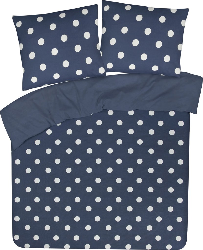 Dekbedovertrek My Design - 100% katoen - 140x200 - stip blauw