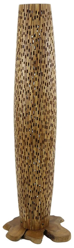 Houten Vloerlamp Teak Medium