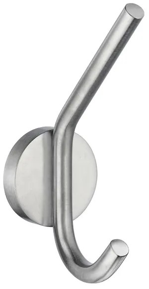 Smedbo Home Handdoekhaak - 13.5x8cm - enkel - geborsteld chroom HS358