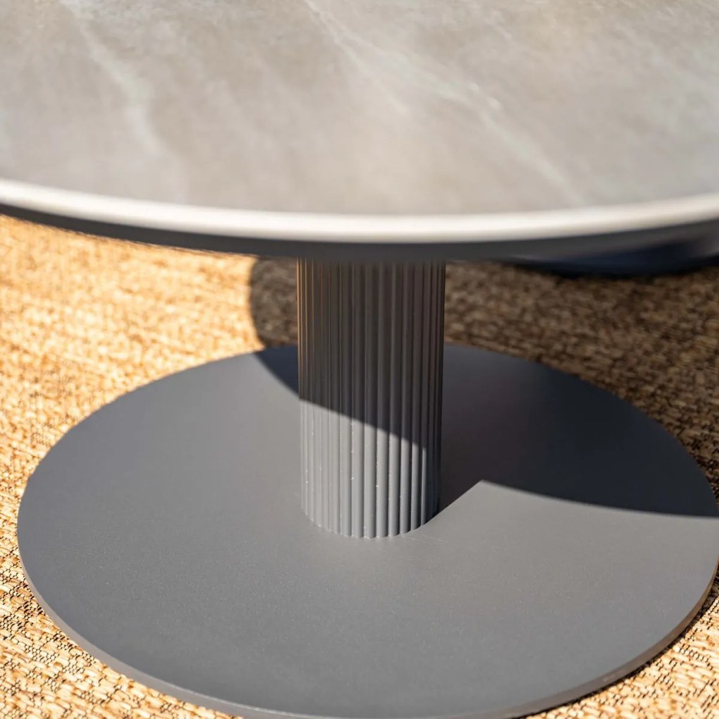 Garden Impressions Liam loungetafel Ø60xH45 cm - donker grijs