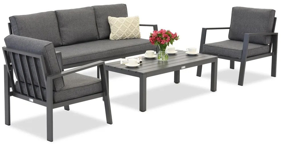 Zakintos Coffee 5 antraciet Garden Point technorattan set