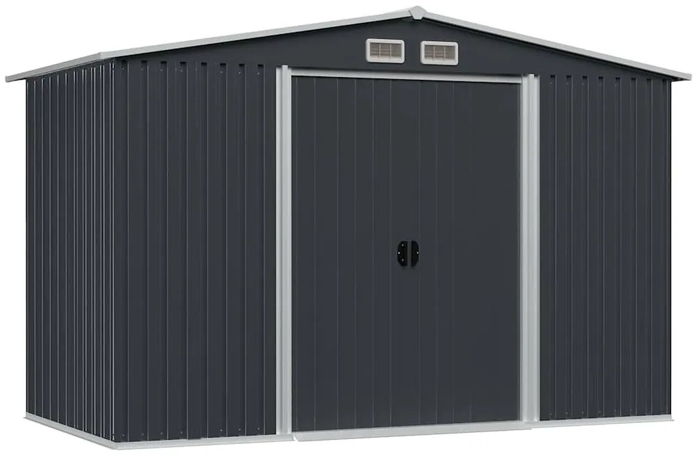 vidaXL Tuinberging 257x205x178 cm staal antraciet