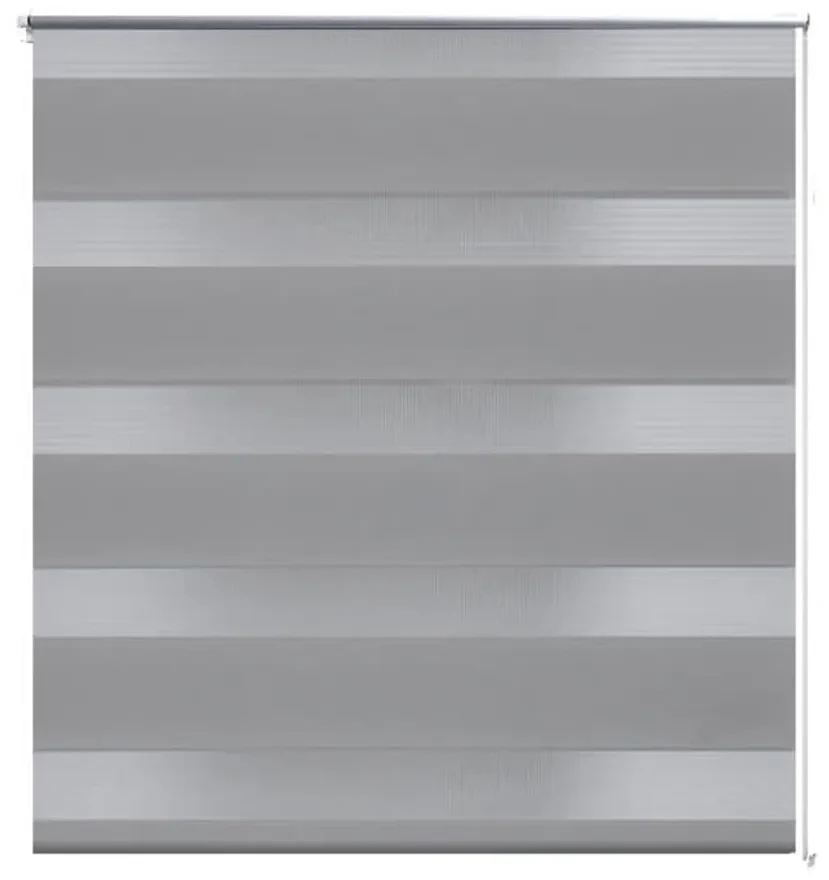 vidaXL Duo rolgordijn 120 x 175 cm grijs