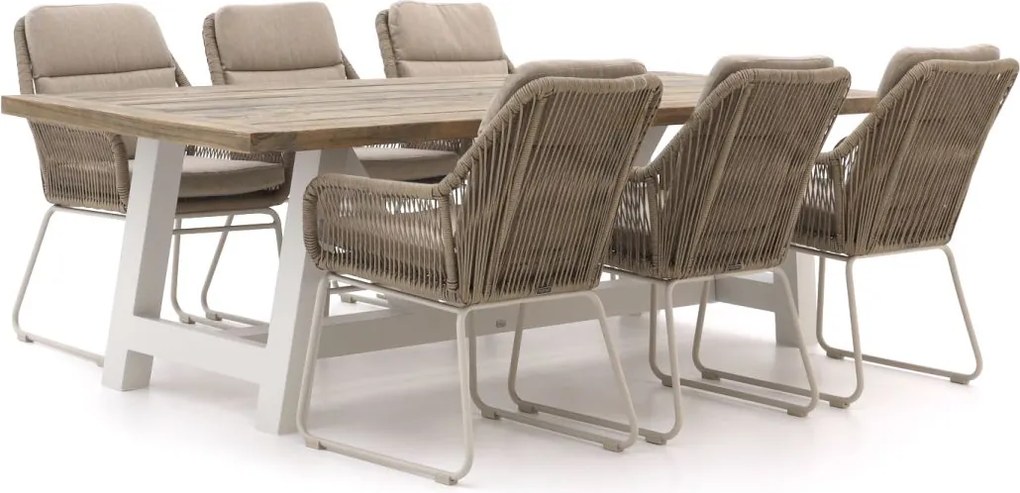 Diningset Intenso  | 6 personen | Tuinset teakhout | 7-delig | Kees Smit Tuinmeubelen