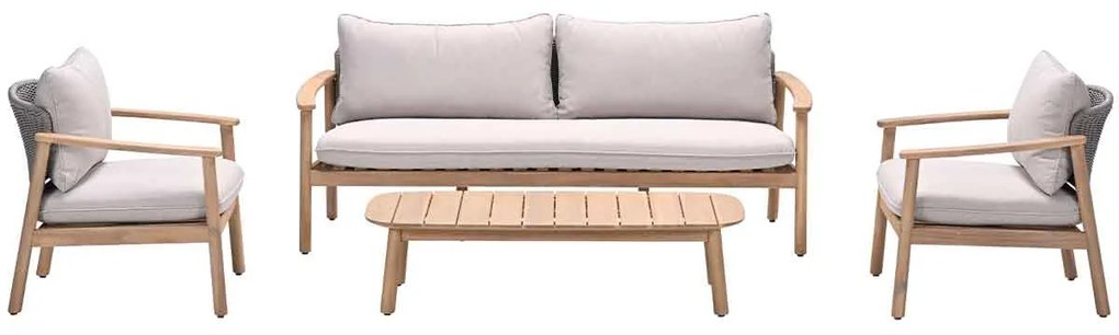 Garden Impressions Yucatan loungeset 4-delig - acacia
