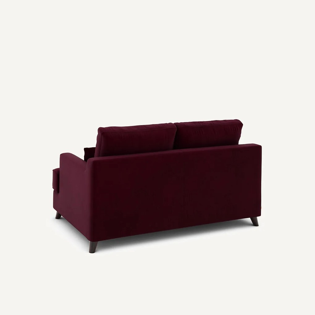 Compacte bank in fluweel, Alwine