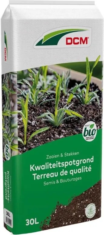 DCM potgrond voor zaaien &amp; stekken - 30l (BIO)