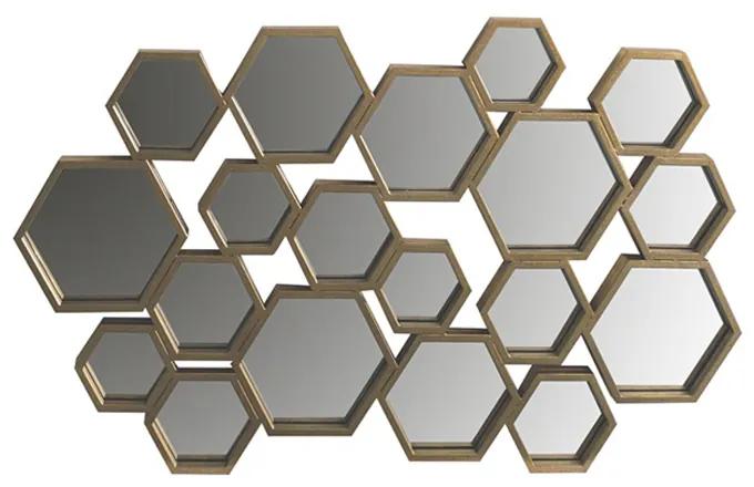 Richmond Interiors Ceyla Spiegel Hexagon Goud - 121x71cm
