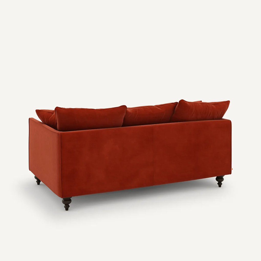 3-zits compacte fluwelen zetel, Lazare