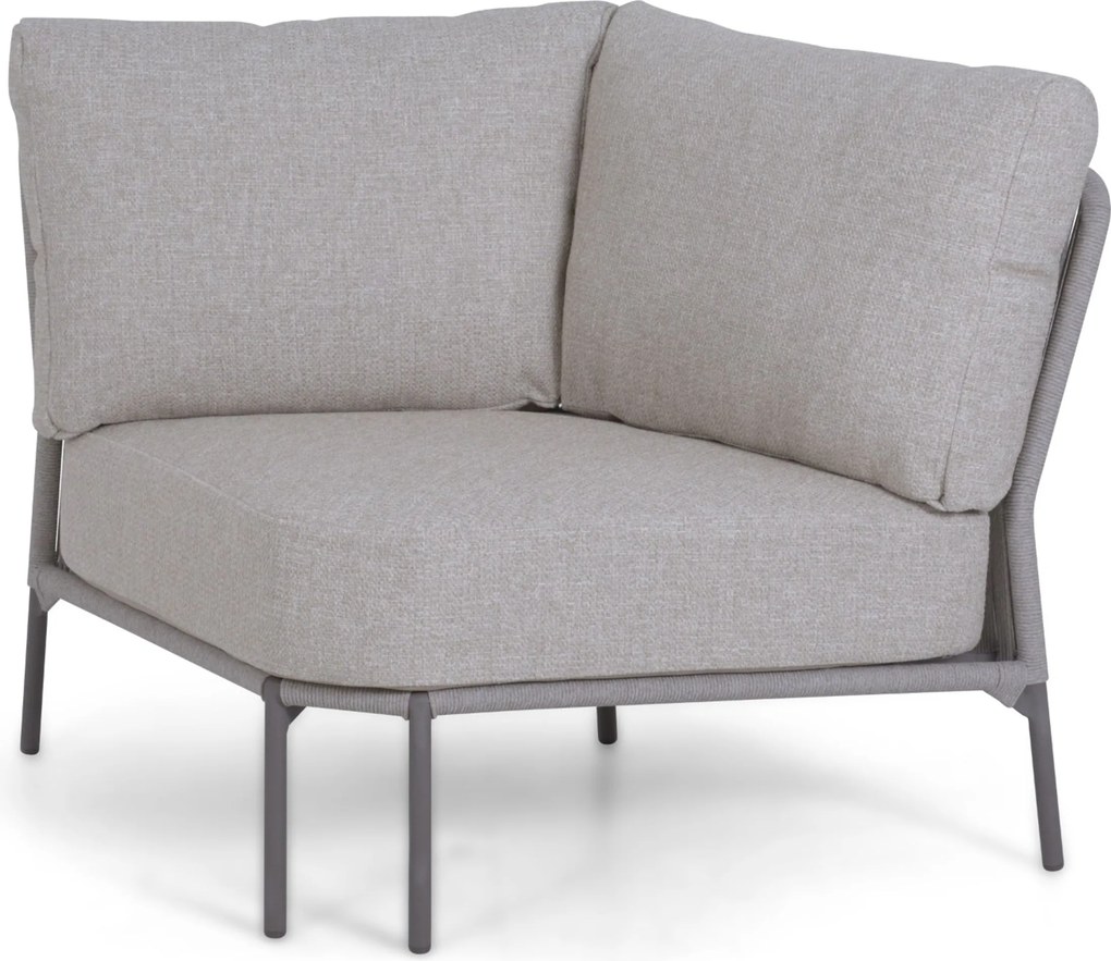 Hoek loungeset 5 personen Rope Grijs  4 Seasons Outdoor Florence/Livo