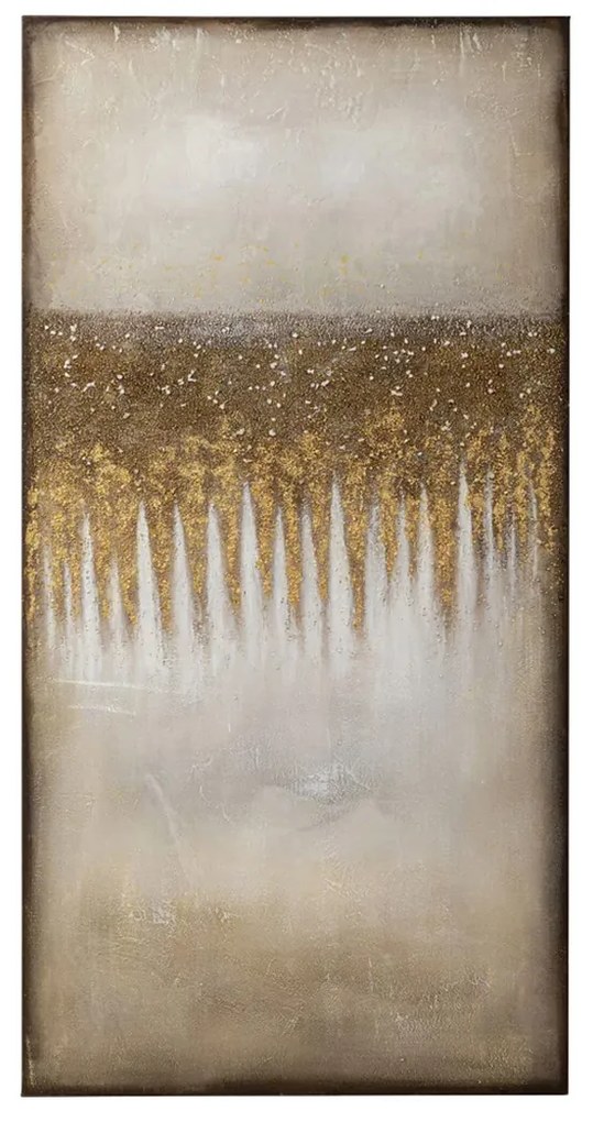 Kare Design Abstract Fields Schilderij Abstract 100x200 Cm