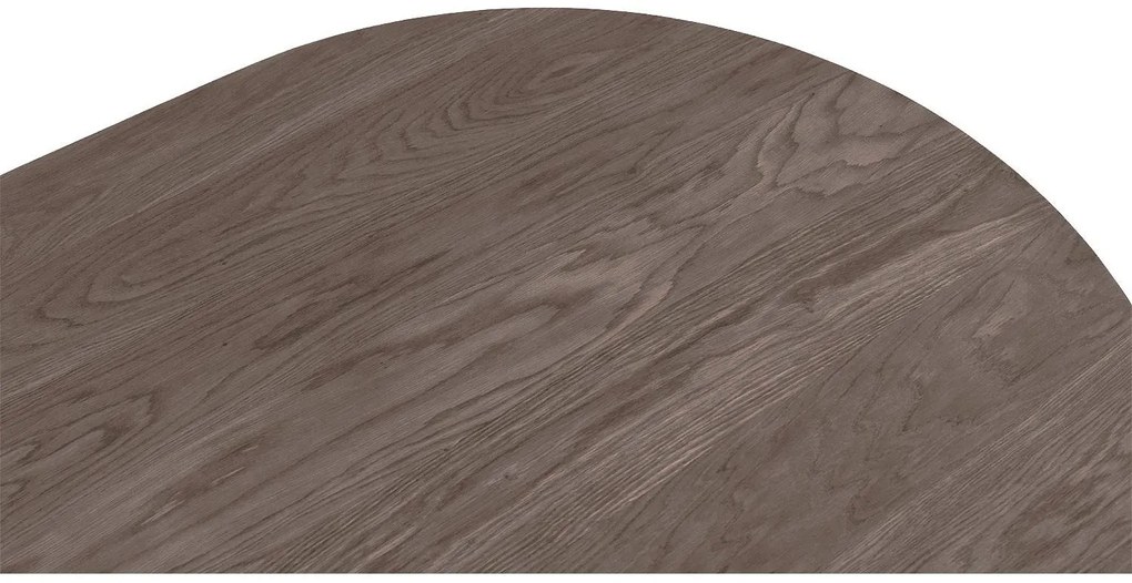 Goossens Excellent Eettafel Uniek, Semi rond 200 x 100 cm