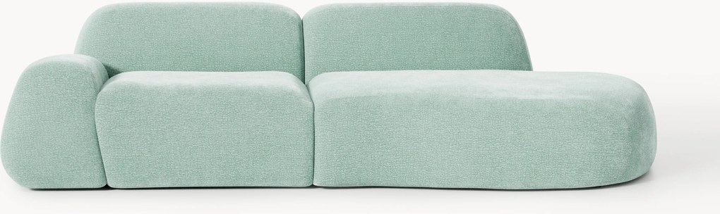 Modulaire teddy chaise longue Wolke (3-zits)