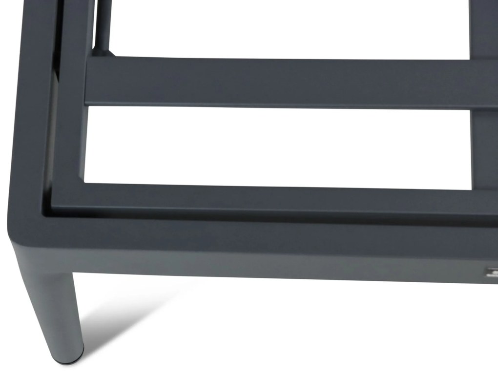 Coco Ibiza Ligbed Aluminium/wicker Grijs