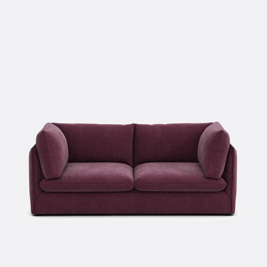 3-zits rechte bank in gestructureerde stof, Malo