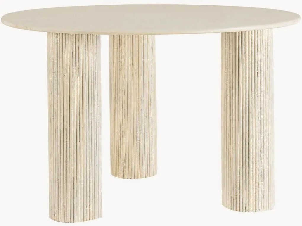 Ronde eettafel van mangohout Dacca