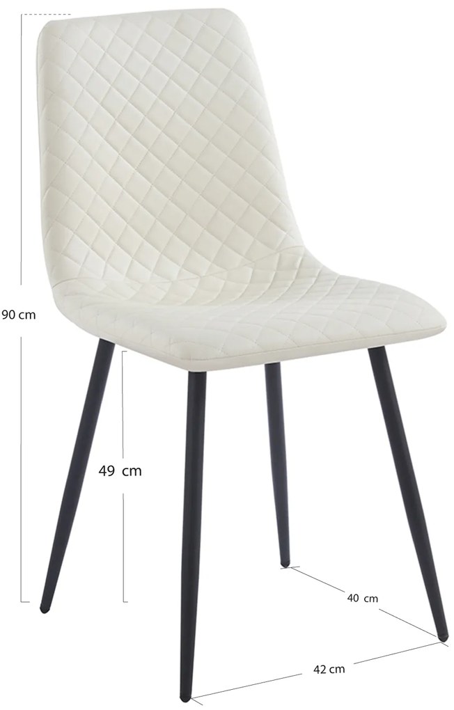 Rom Leatherette Stoel