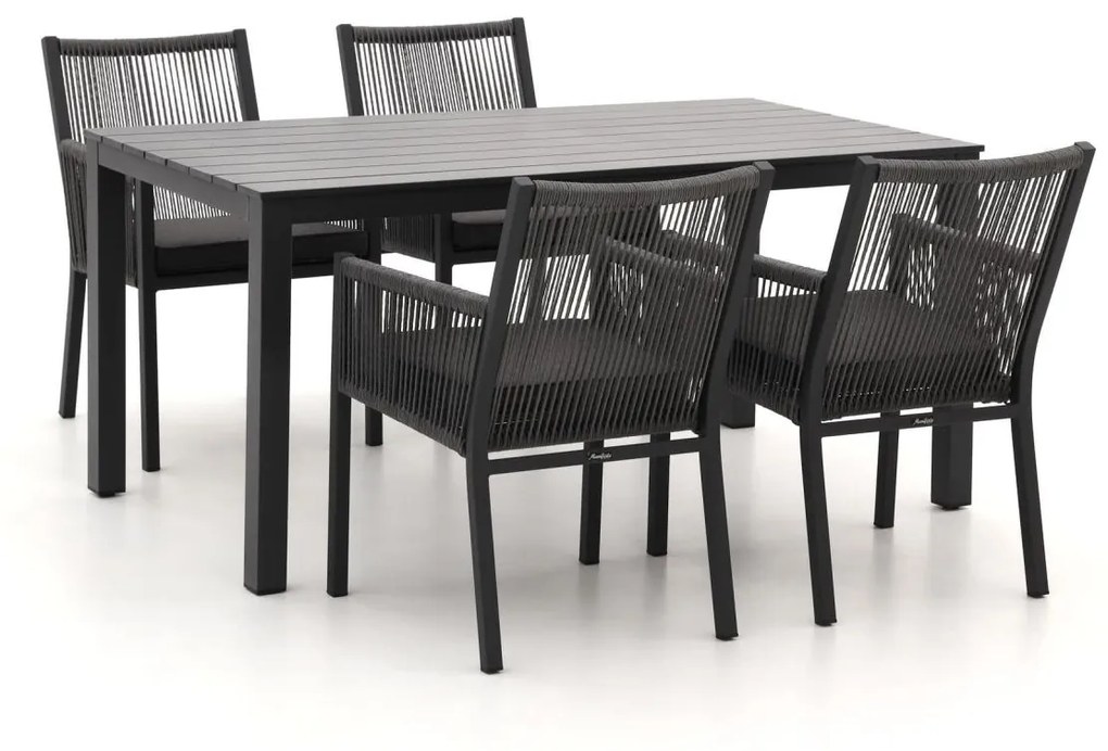 Diningset Manifesto  | 4 personen | Tuinset aluminium | 5-delig | Kees Smit Tuinmeubelen