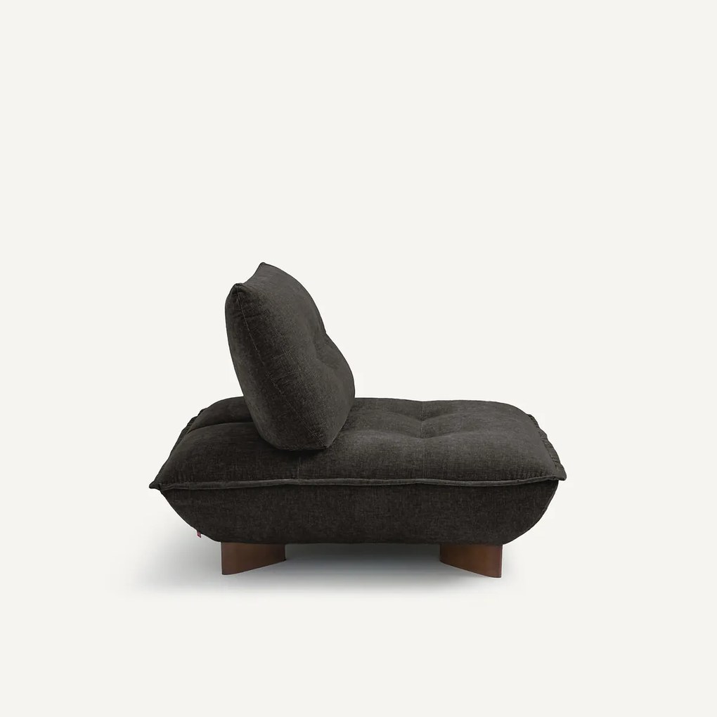 Modulaire zetel in chenille fluweel, Kaori