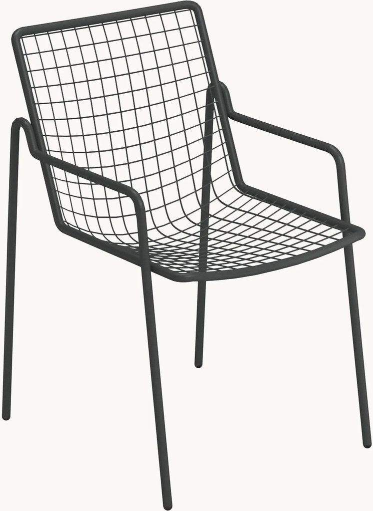 Stapelbare tuinstoel Rio R50 met armleuningen