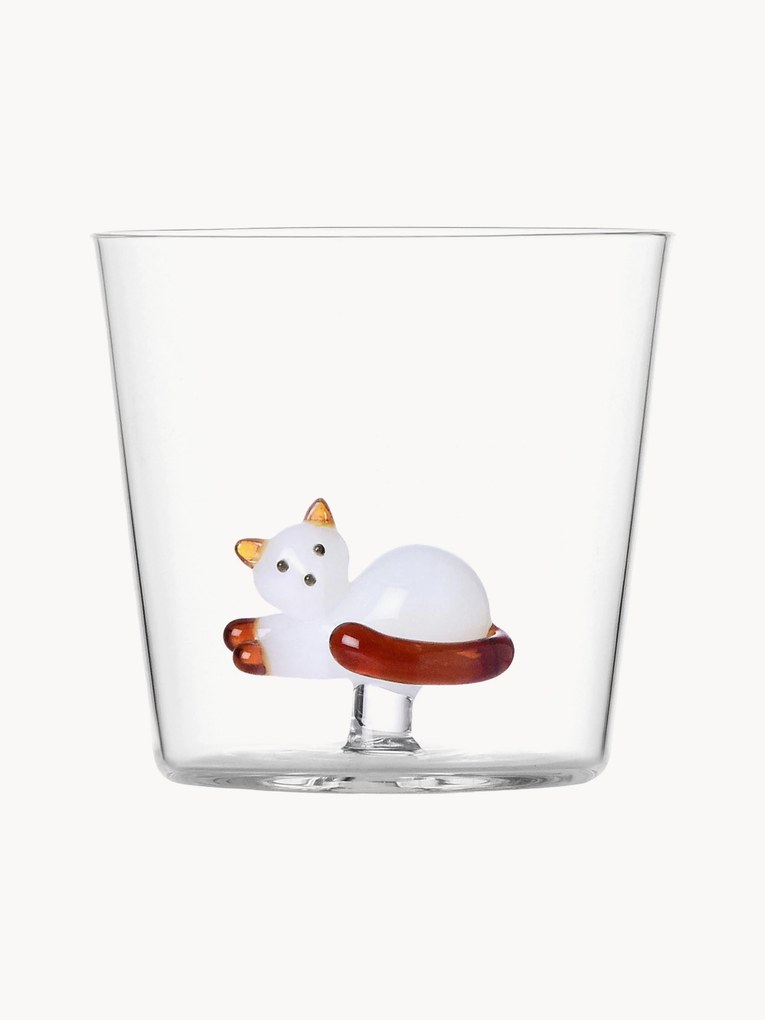 Handgemaakt glas Tabby Cat van borosilicaatglas