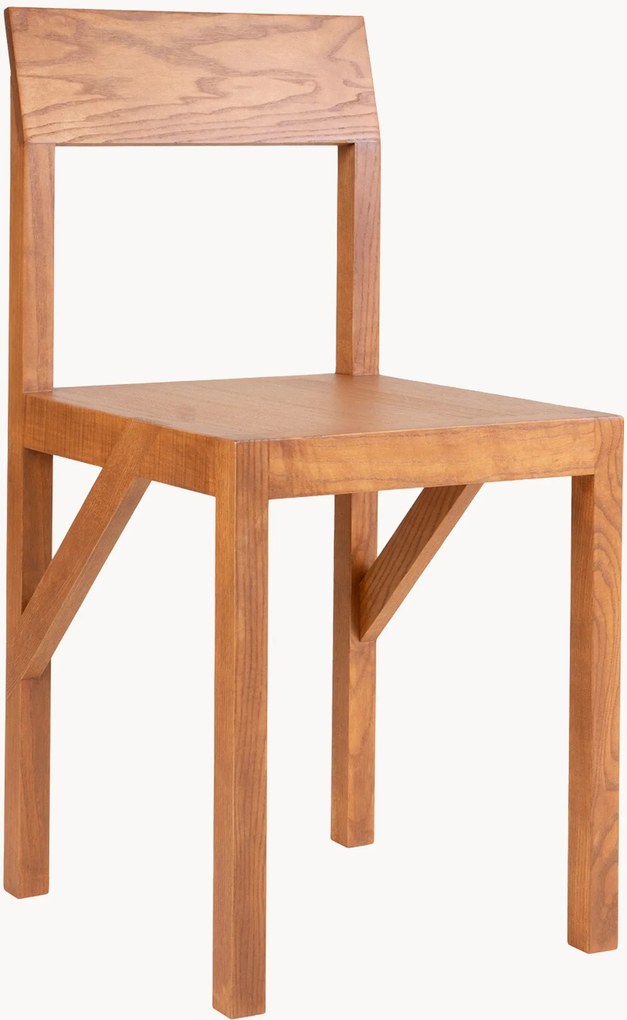 Eetkamerstoel Bracket van essenhout