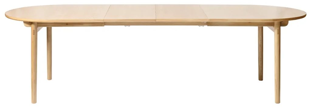 Ovale Eikenfineer Tafel - 190 X 100cm.