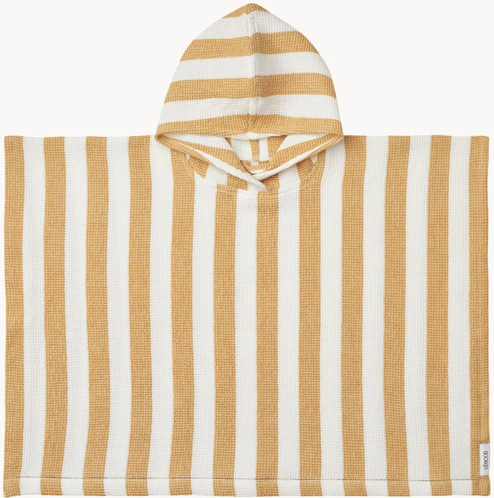 Kinderponcho Paco van biokatoen, in verschillende maten