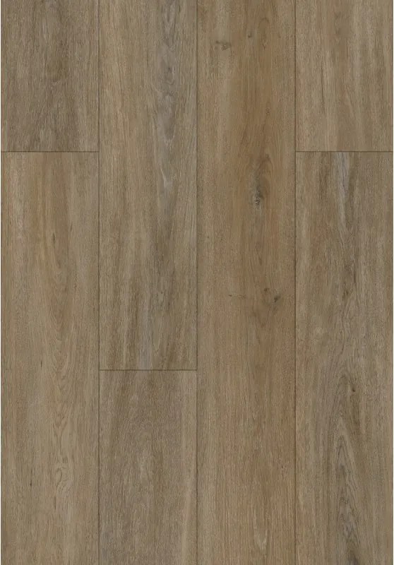 Mexen Palermo vinylplanken 1240 x 182 mm SPC 6,5 mm, onderlaag IXPE 1,5 mm, 4 V-groef, Eik - F1025-1240-182-505-4V1-01