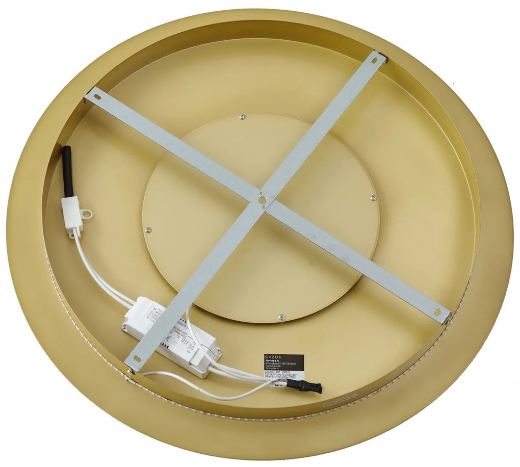 Moderne plafondlamp goud 60cm incl. LED 3-staps dimbaar - Morning