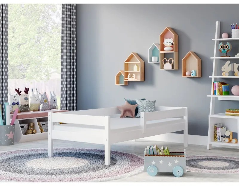 Peuter Wit  Eenpersoonsbed Filip - Voor Kinderen Kinderen Peuter Junior 5056231751872 Children's Beds Home, 140x70, Geen, Geen Children's Beds Home De