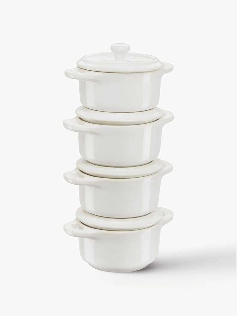 Kleine stoofpotjes Mini Cocotte, 4-delig