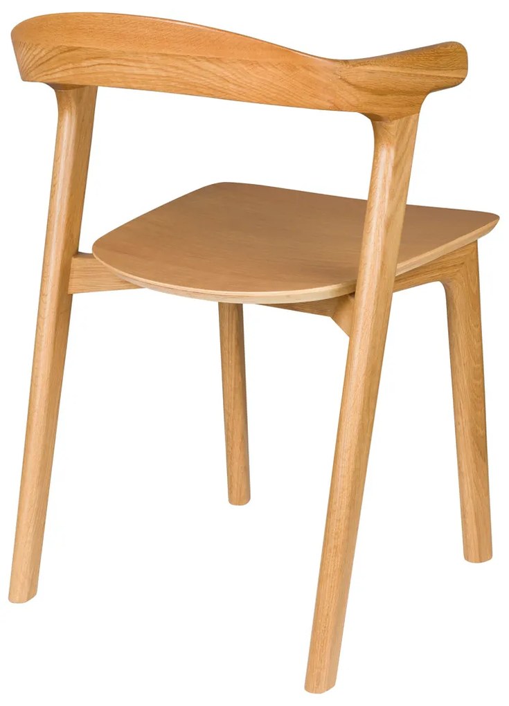 Zuiver Northwood Natural Eiken Eetkamerstoel Minimalistisch