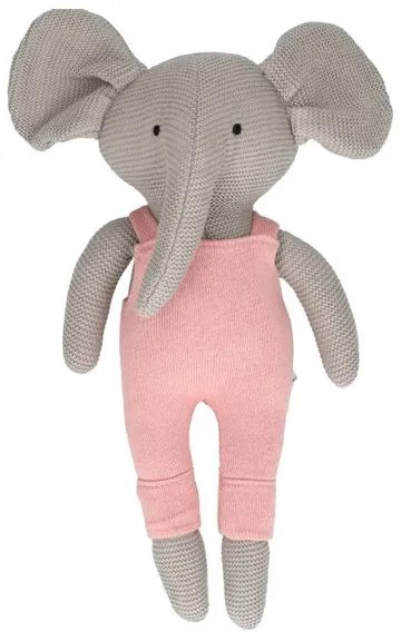 Knuffel olifant, GOTS katoen, gebreid