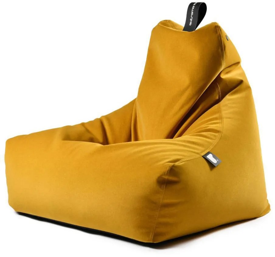 B-Bag Mighty-B Indoor Zitzak Suede - Mustard