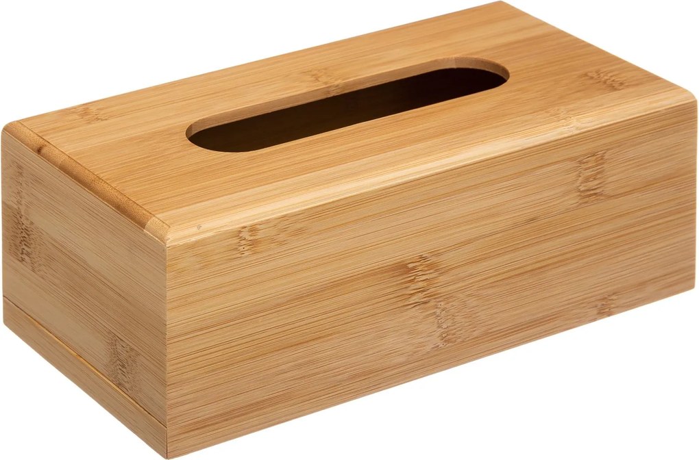 5Five tissuebox/tissuedoos - bamboe/hout - 25 x 13 x 9 cm - zakdoek doos